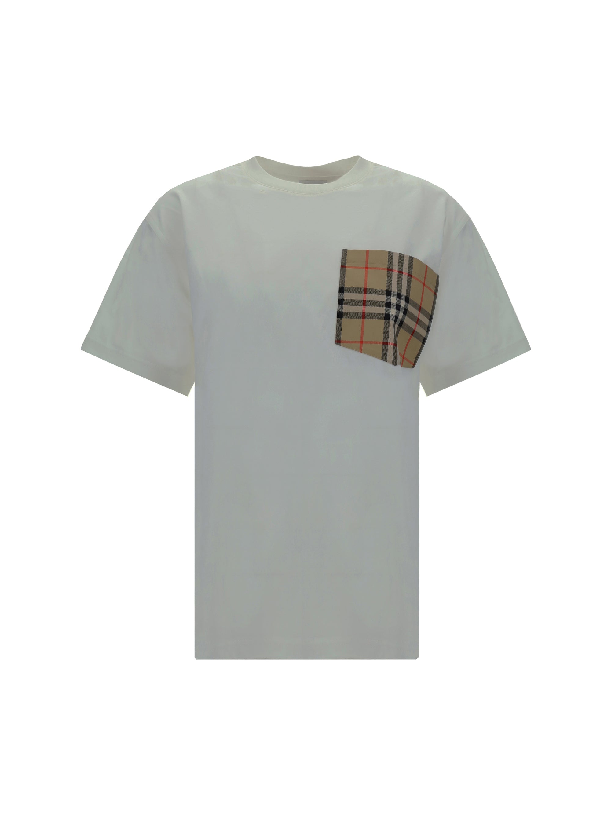 Shop Burberry Women T-shirt In White