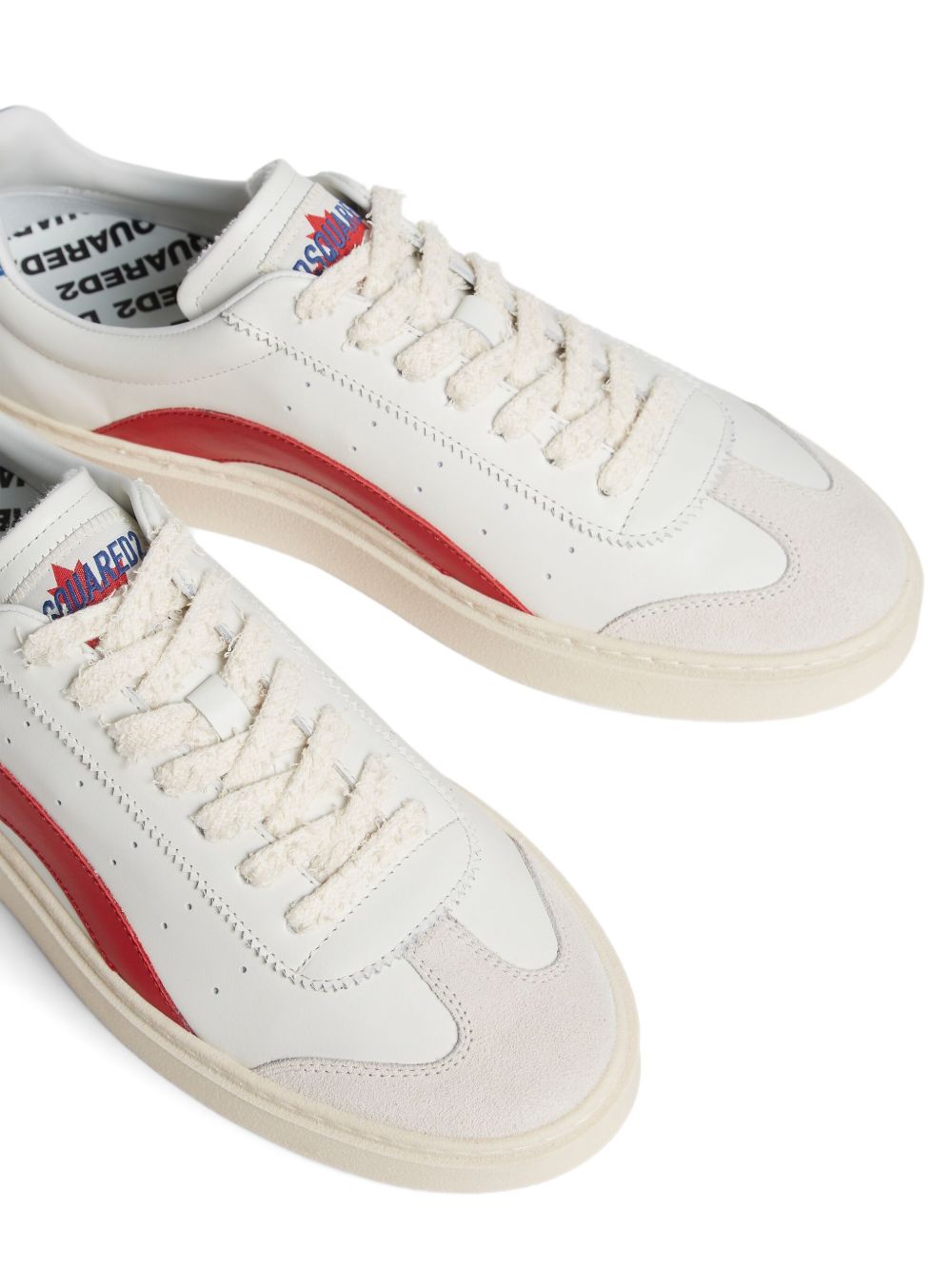 Dsquared2 Dsquared Men Leather Sneakers In White