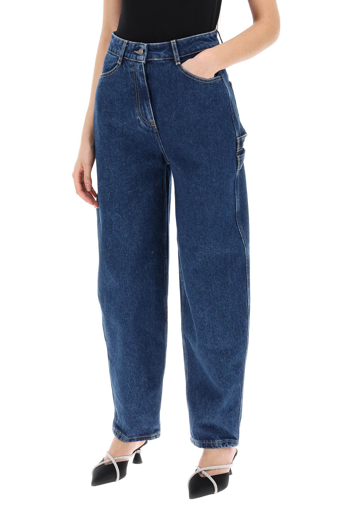 Shop Saks Potts Organic Denim Helle Jeans In Women In Blue