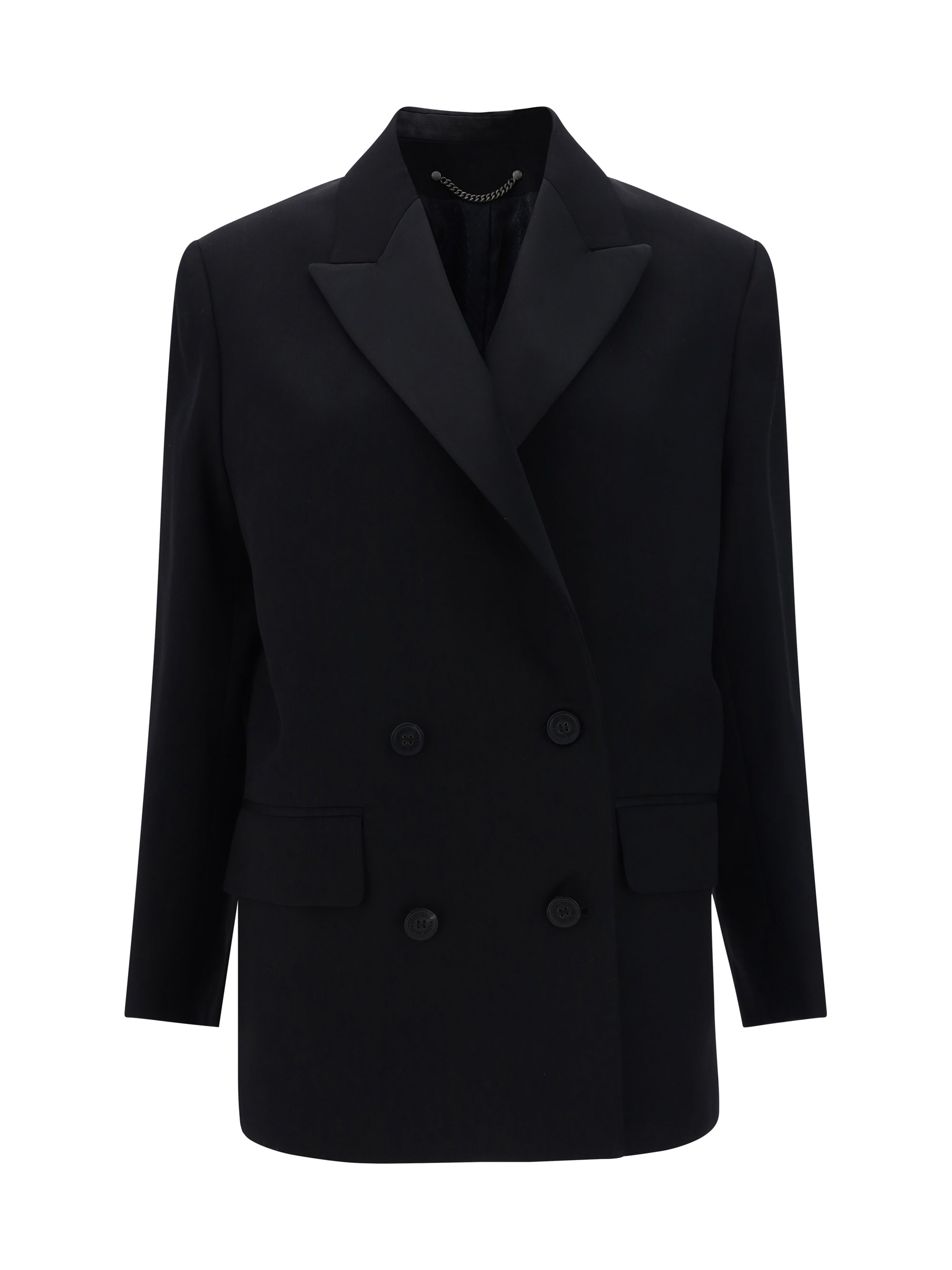Shop Golden Goose Women Tuxedo Blazer Jacket In Black