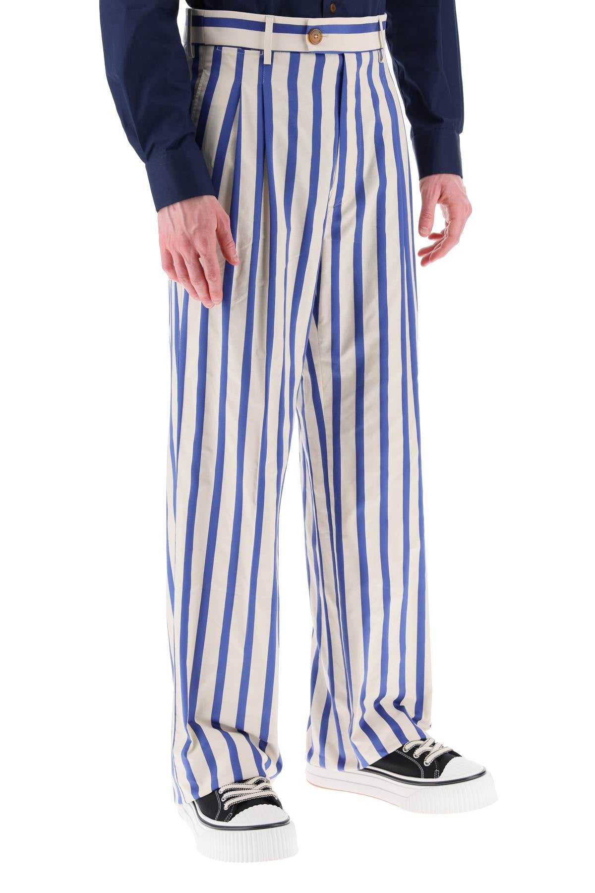 Shop Vivienne Westwood Organic Cotton Raf Bum Pants Men In Multicolor
