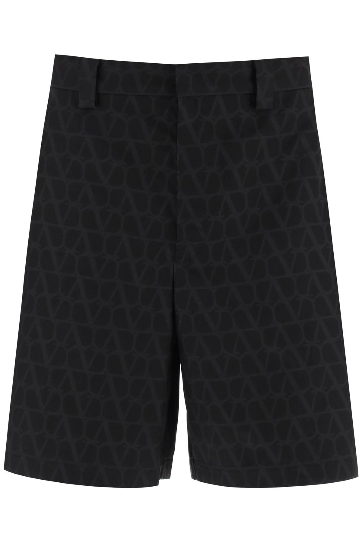 Shop Valentino Garavani Shorts With Toile Iconographe Motif Men In Multicolor