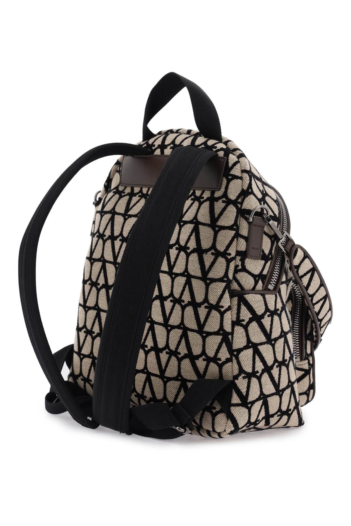 Shop Valentino Garavani Toile Iconographe Backpack Men In Multicolor