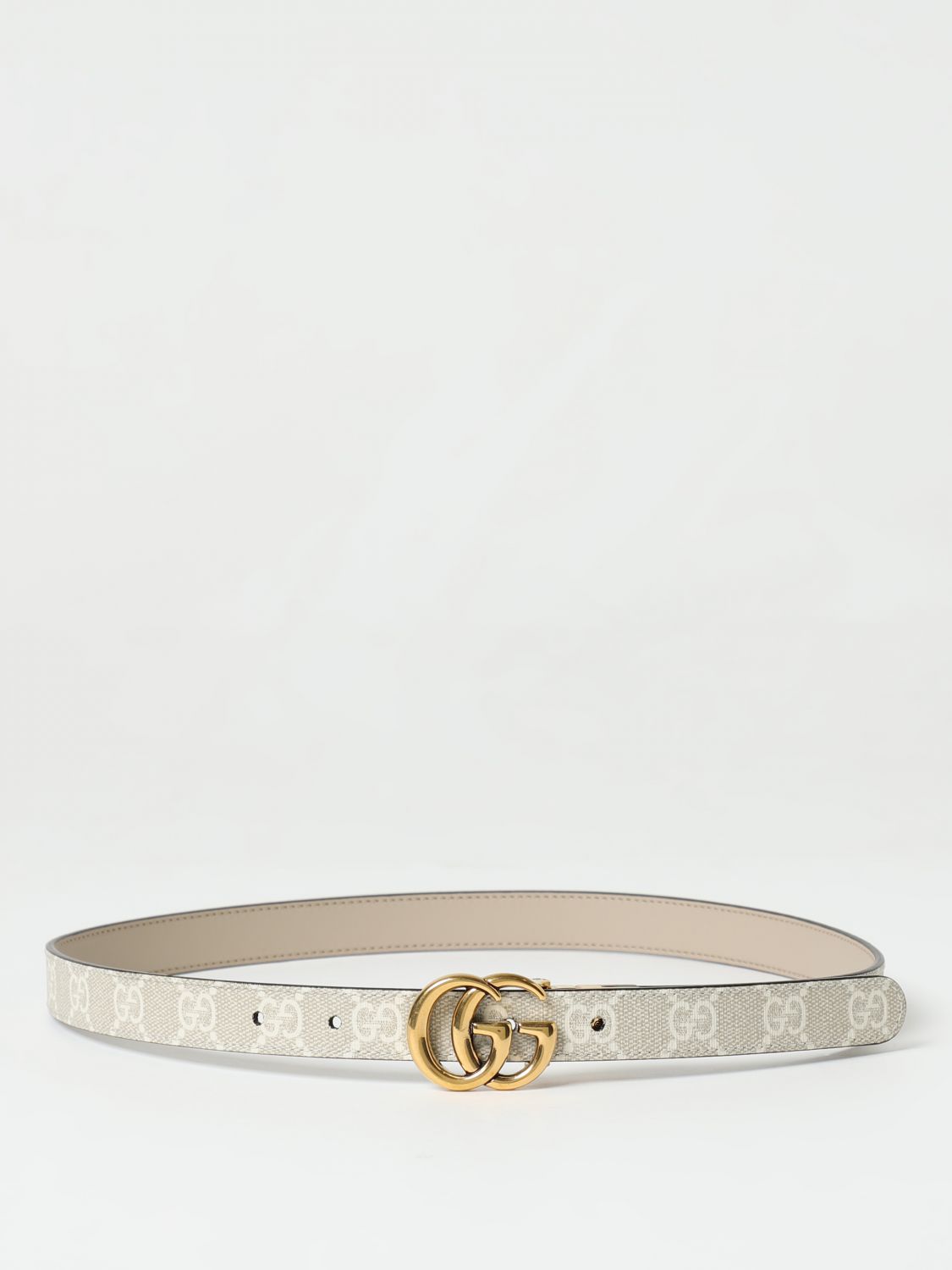 Gucci Belt Woman Silver Woman In White