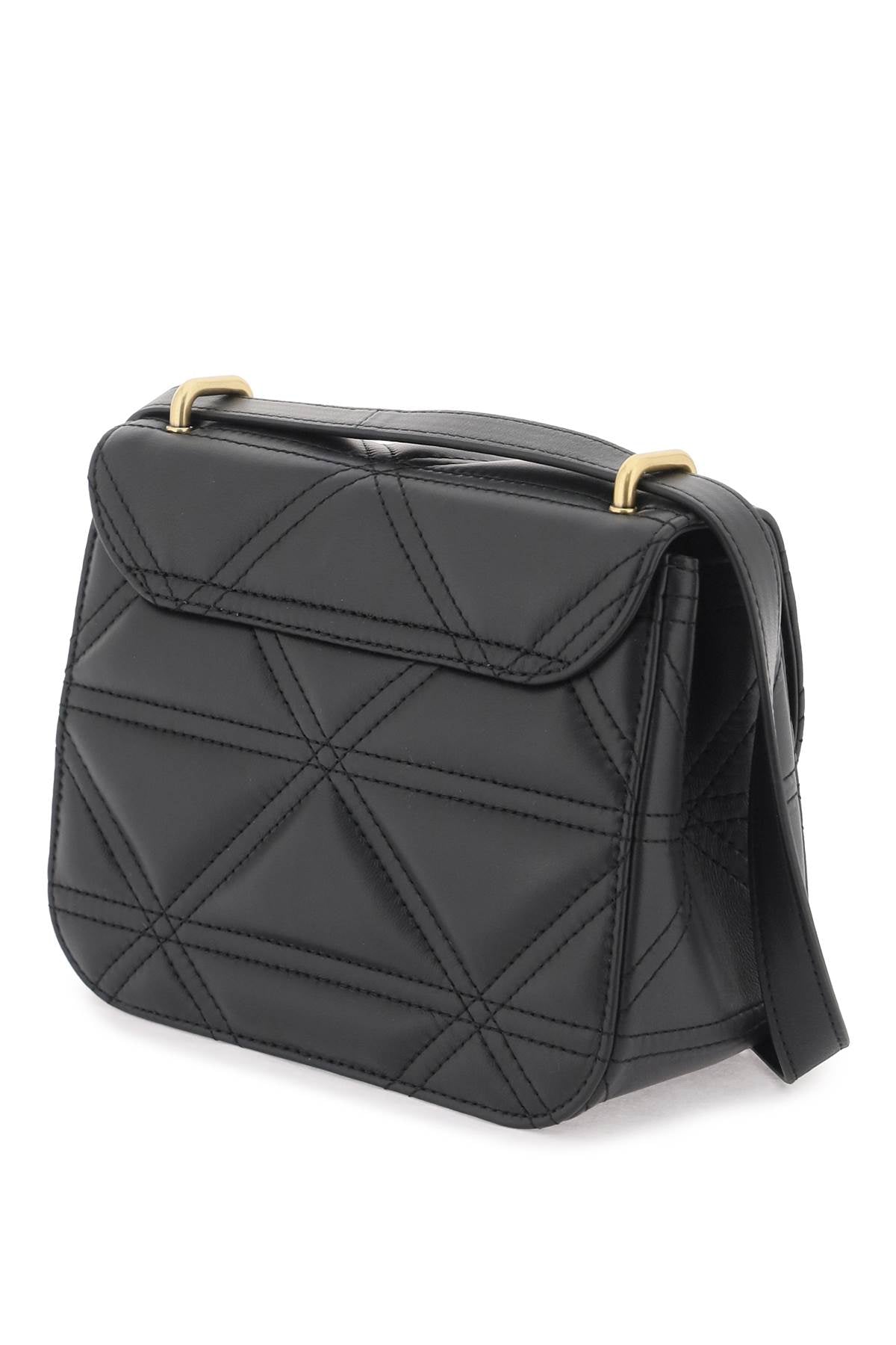 Shop Vivienne Westwood Linda Shoulder Bag With Adjustable Women In Black