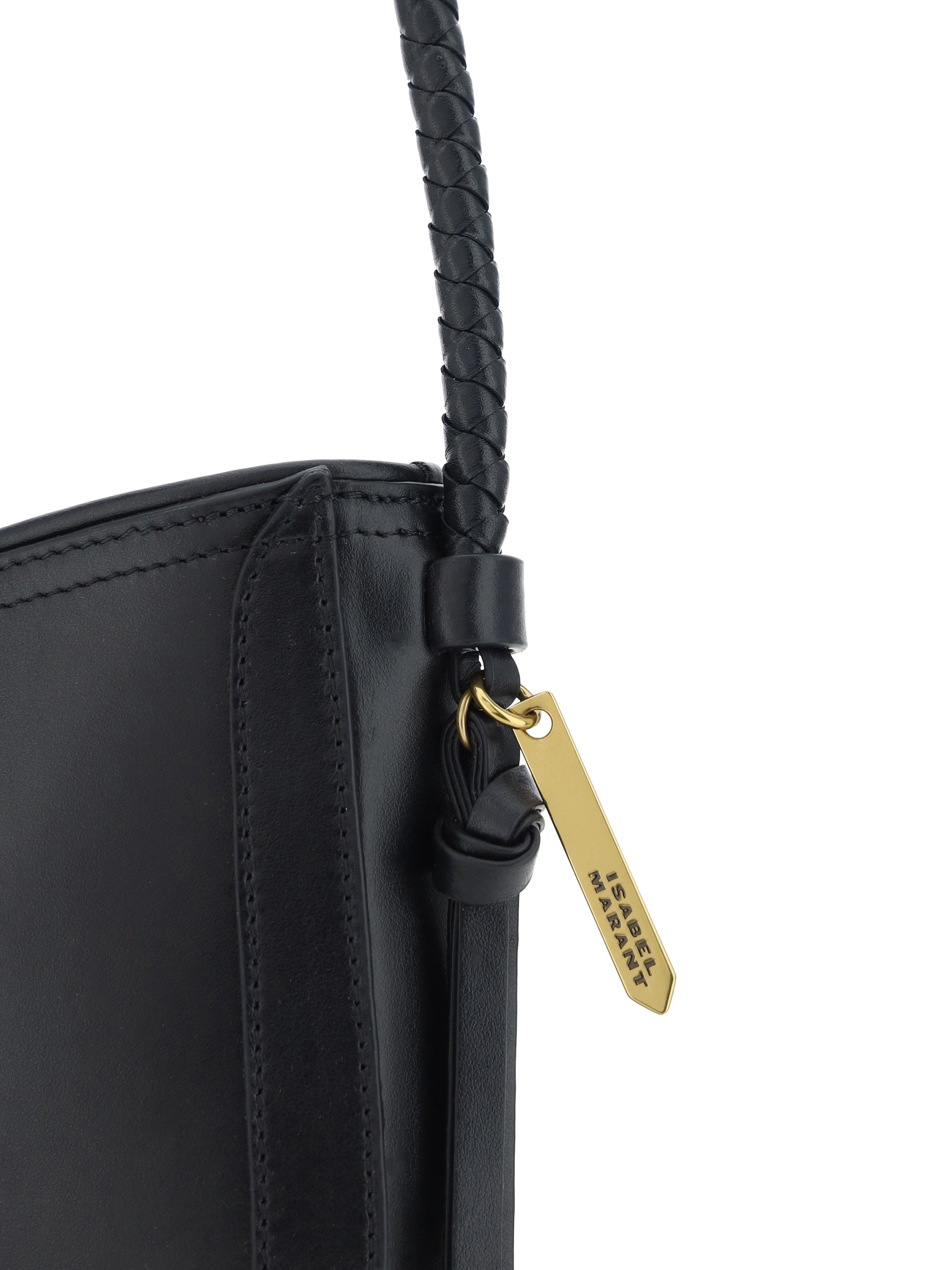 Shop Isabel Marant Women Vigo Shoulder Bag In Black