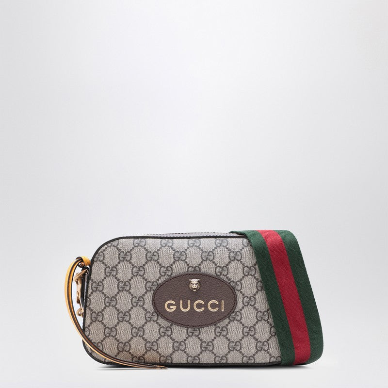 Shop Gucci Neo Vintage Gg Supreme Bag Men In Cream