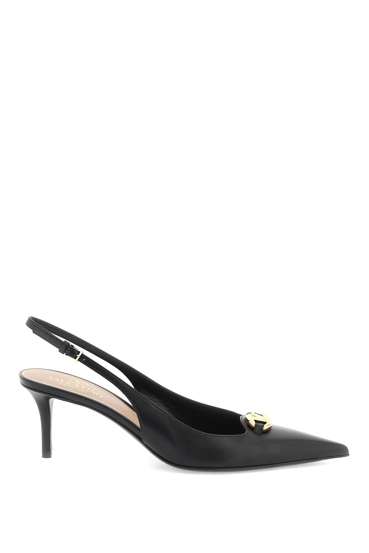 Shop Valentino Garavani Slingback Vlogo Décollet Women In Multicolor