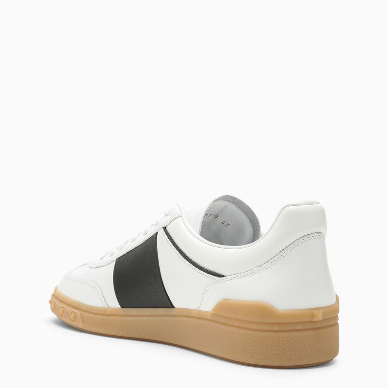 Shop Valentino Garavani Low Top Upvillage White Leather Trainer Men