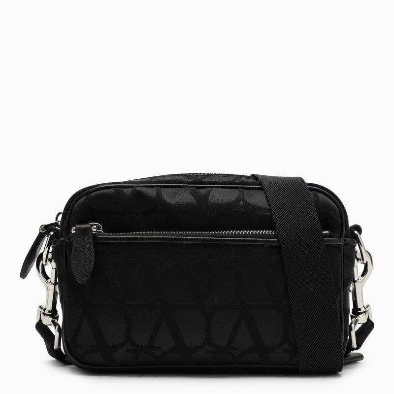 Valentino Garavani Black Iconographe Shoulder Bag Men