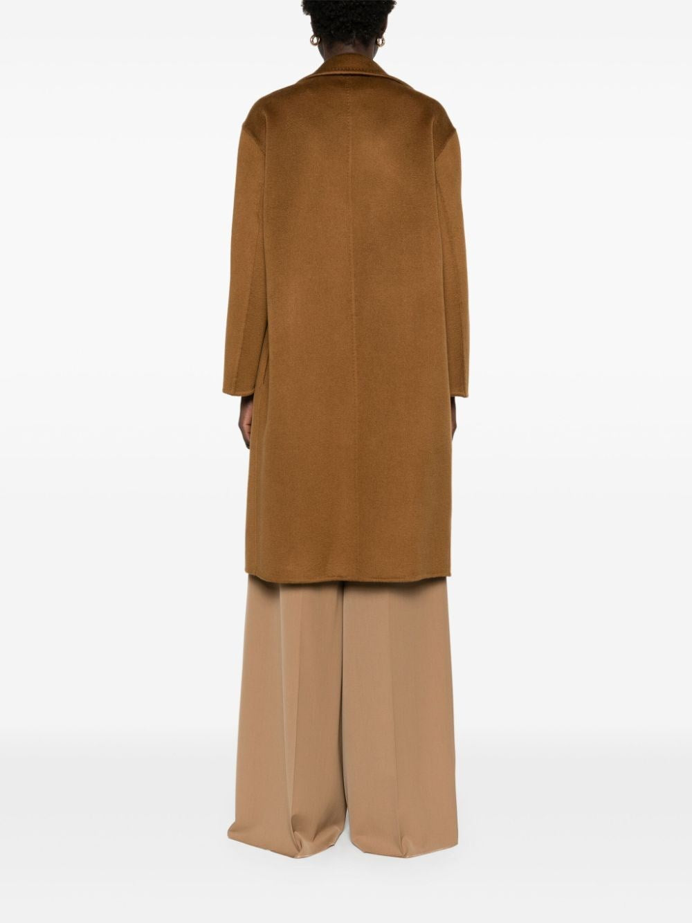 Max Mara Belted Waist Camel Coat With Detachable Belt