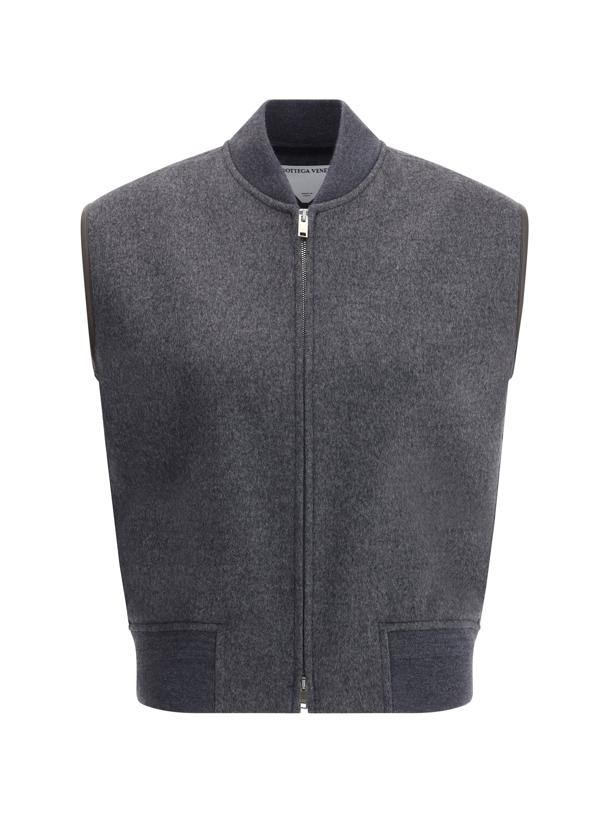 Bottega Veneta Women Gilet In Gray
