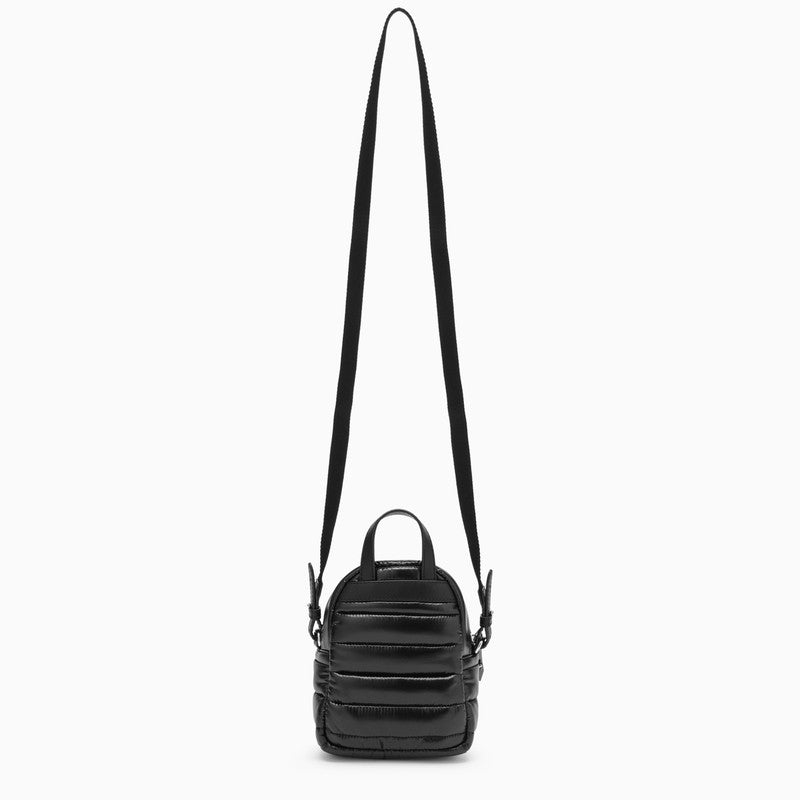 Shop Moncler Kilia Small Black Nylon Bag Women