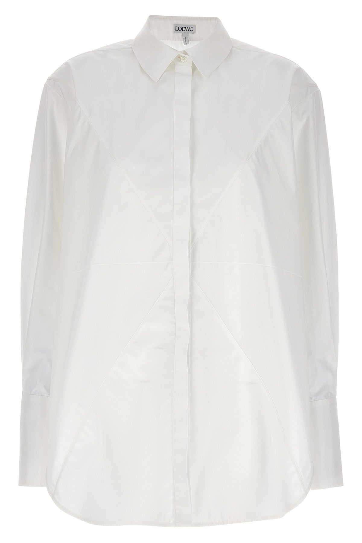 Loewe Women 'puzzle Fold' Shirt In White