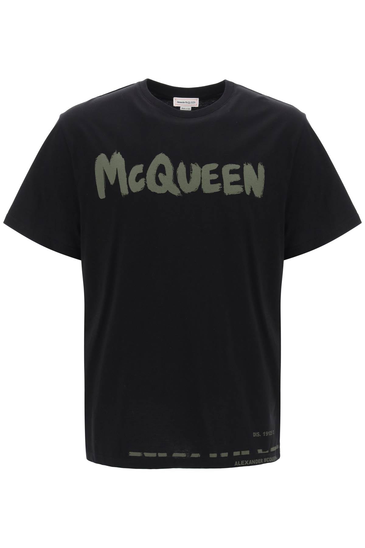 Shop Alexander Mcqueen Mcqueen Graffiti T-shirt Men In Multicolor