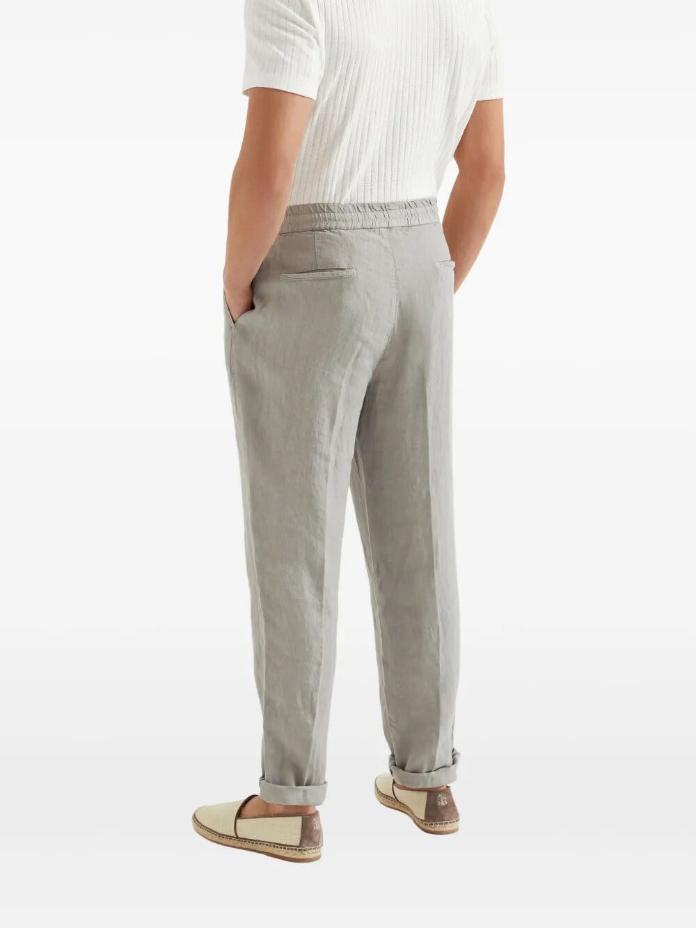 Brunello Cucinelli Leisure Fit Trousers With Drawstring