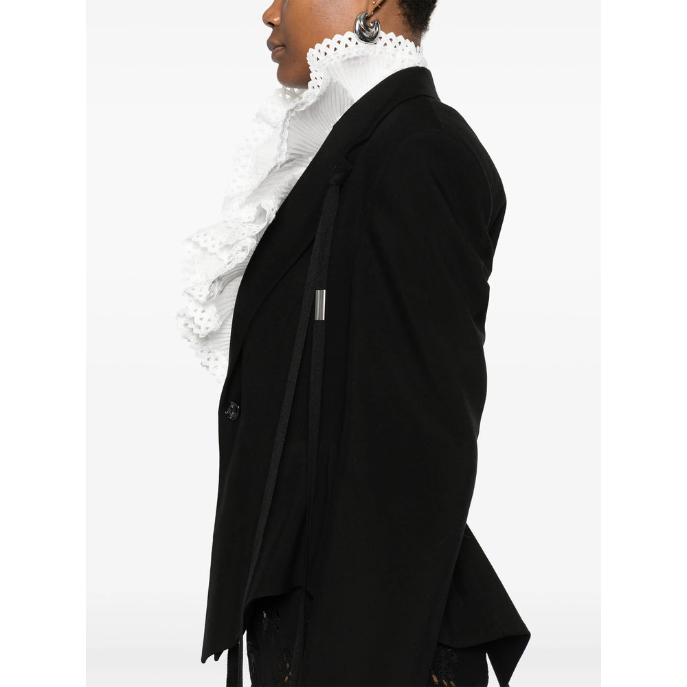 Ann Demeulemeester Lila Blazer In Black