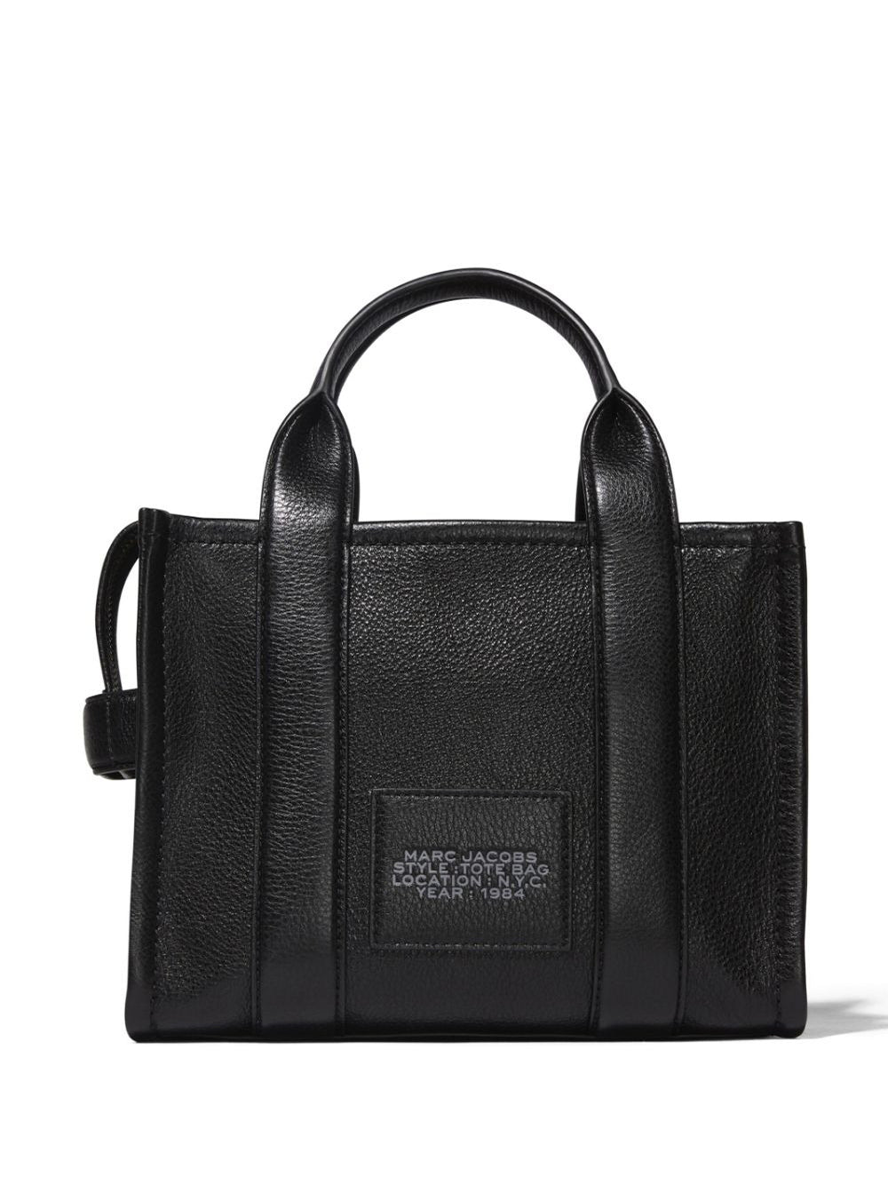 Marc Jacobs Women The Leather Small Tote Bag In Black