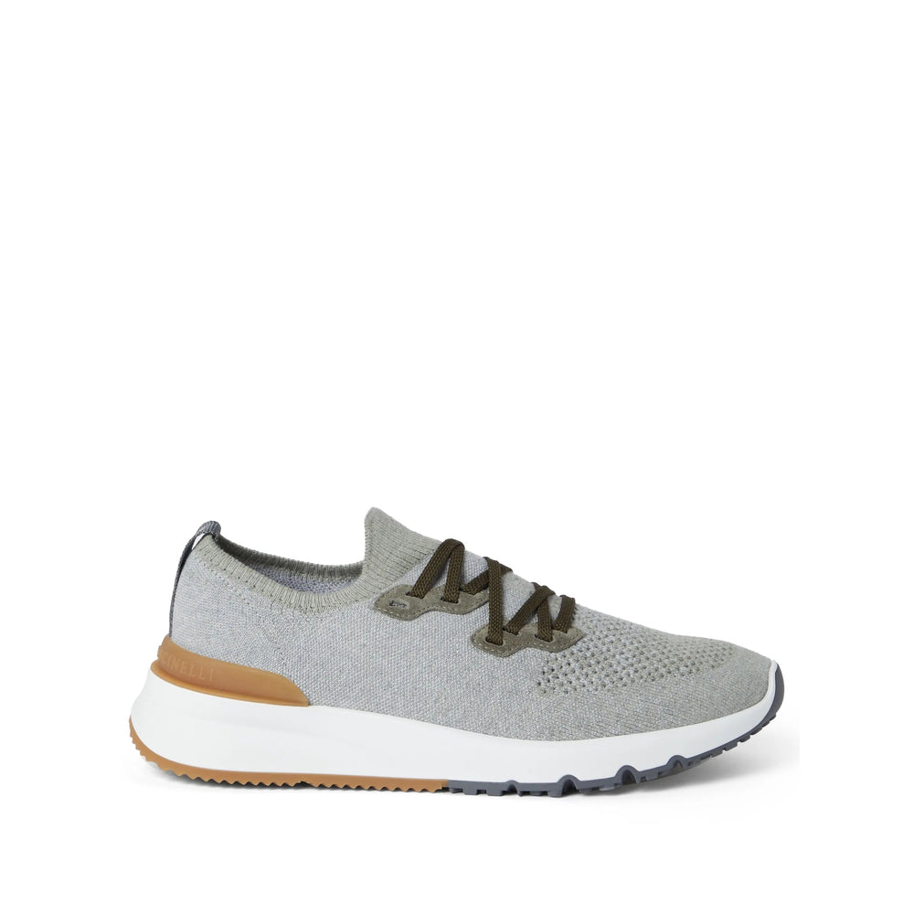 Brunello Cucinelli Paia Di Sneakers In Gray