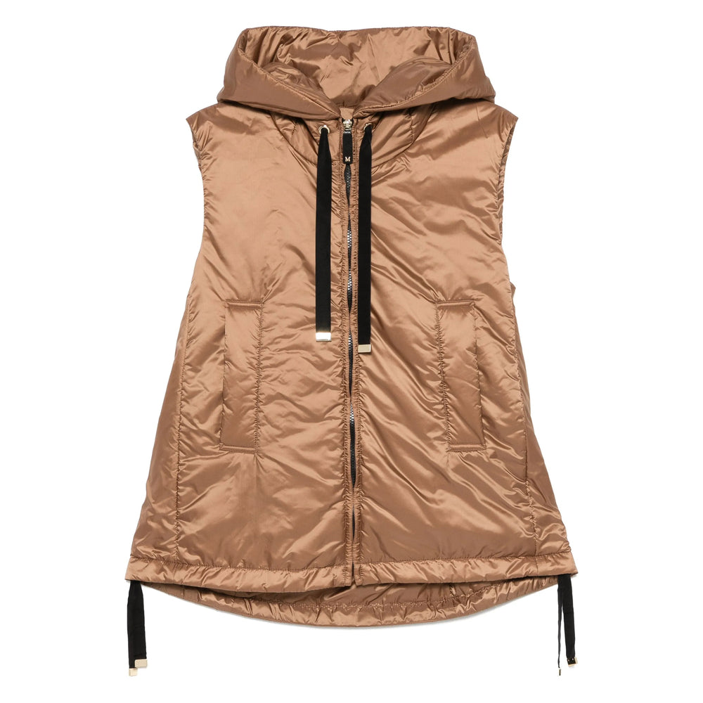 Max Mara The Cube Brown Jackets - Waistcoat & Gilets Women In Neutral
