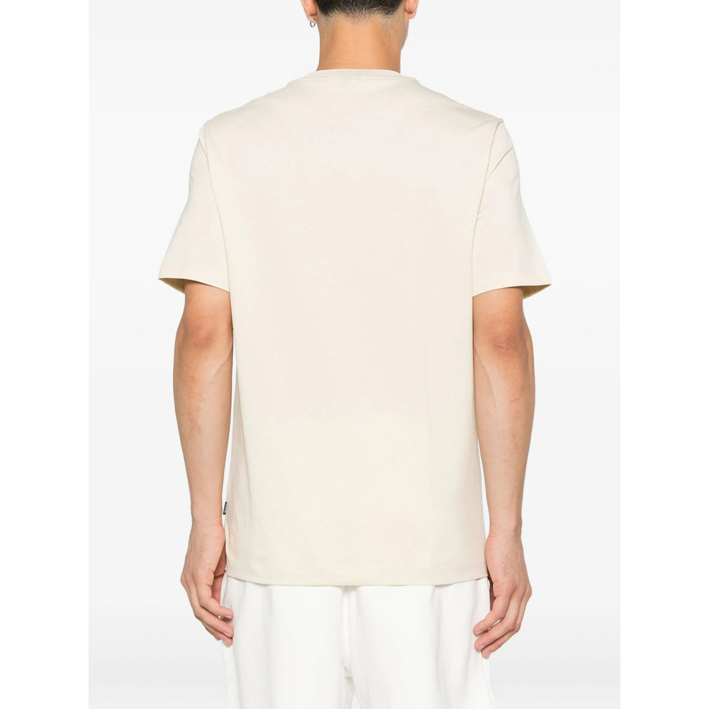 Hugo Boss Boss Neutrals T-shirts & Vests - T-shirts Men In White