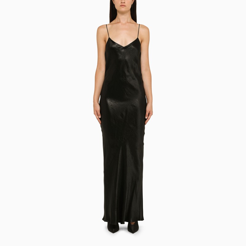 Saint Laurent Long Black Dress Women