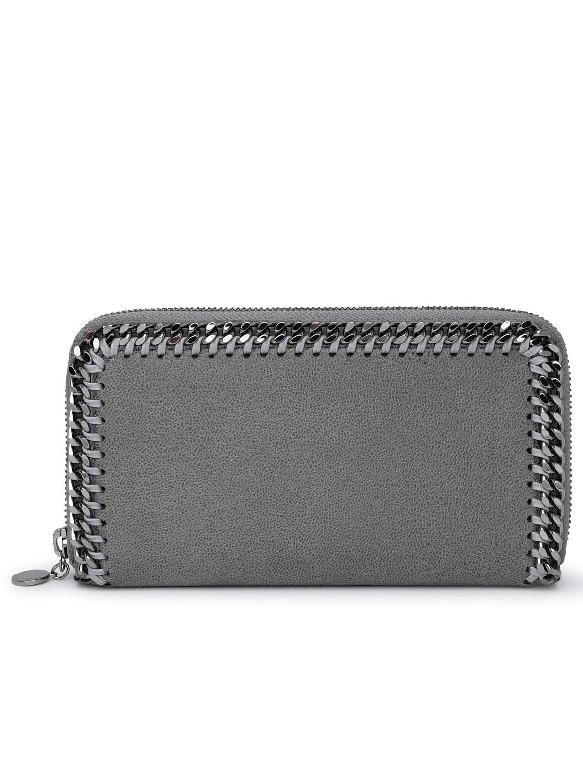 Stella Mccartney Recycled Polyester Wallet Woman In Gray