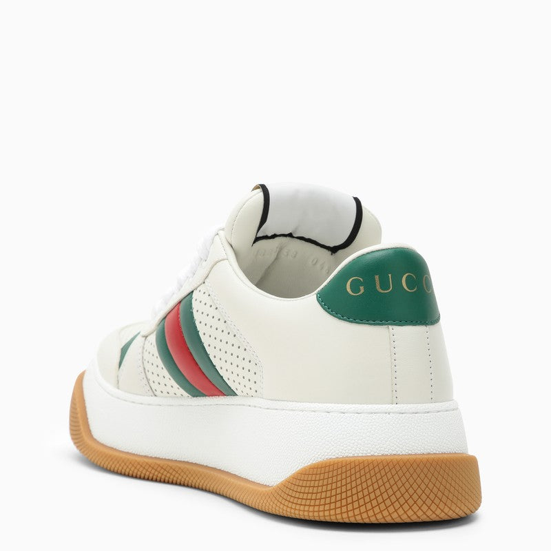 Shop Gucci White Screener Low Sneaker Women