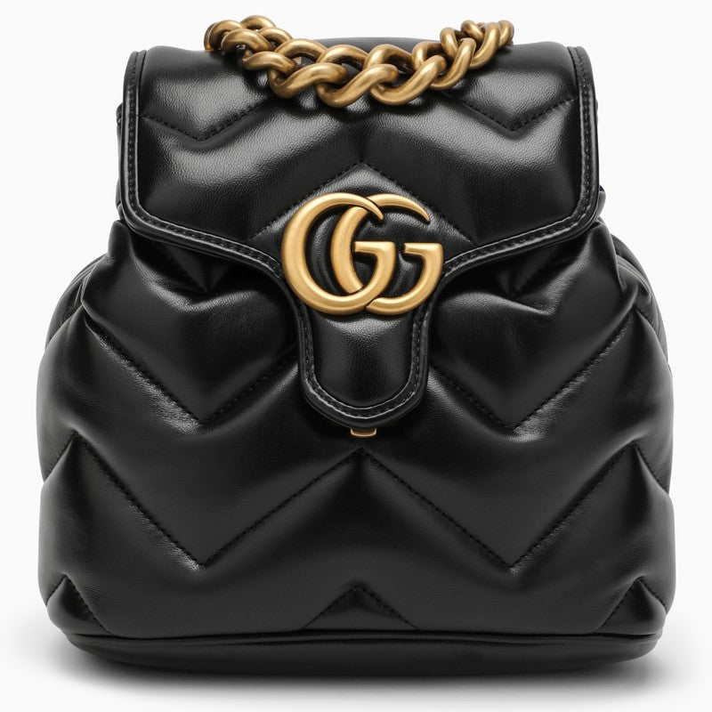 Shop Gucci Gg Marmont Matelassé Backpack Black Women