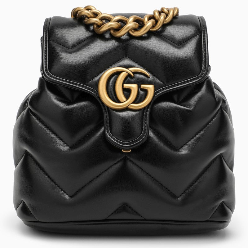 Shop Gucci Gg Marmont Matelasse Backpack Black Women