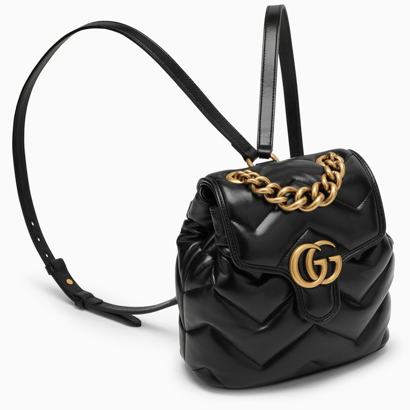 Shop Gucci Gg Marmont Matelasse Backpack Black Women