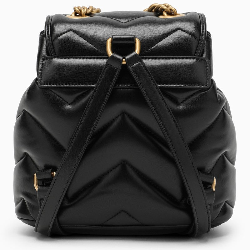 Shop Gucci Gg Marmont Matelasse Backpack Black Women