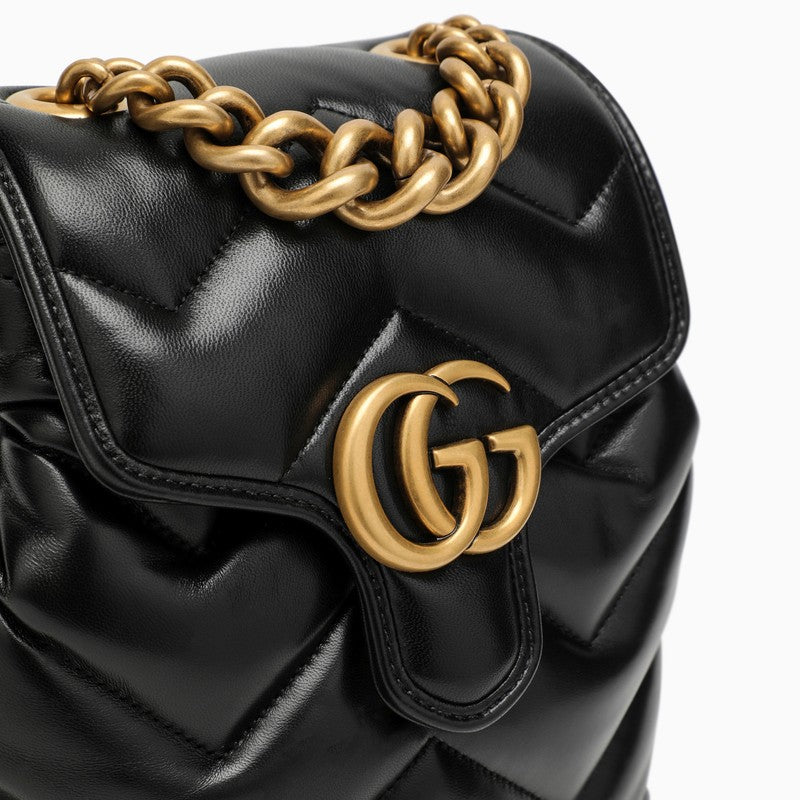 Shop Gucci Gg Marmont Matelassé Backpack Black Women