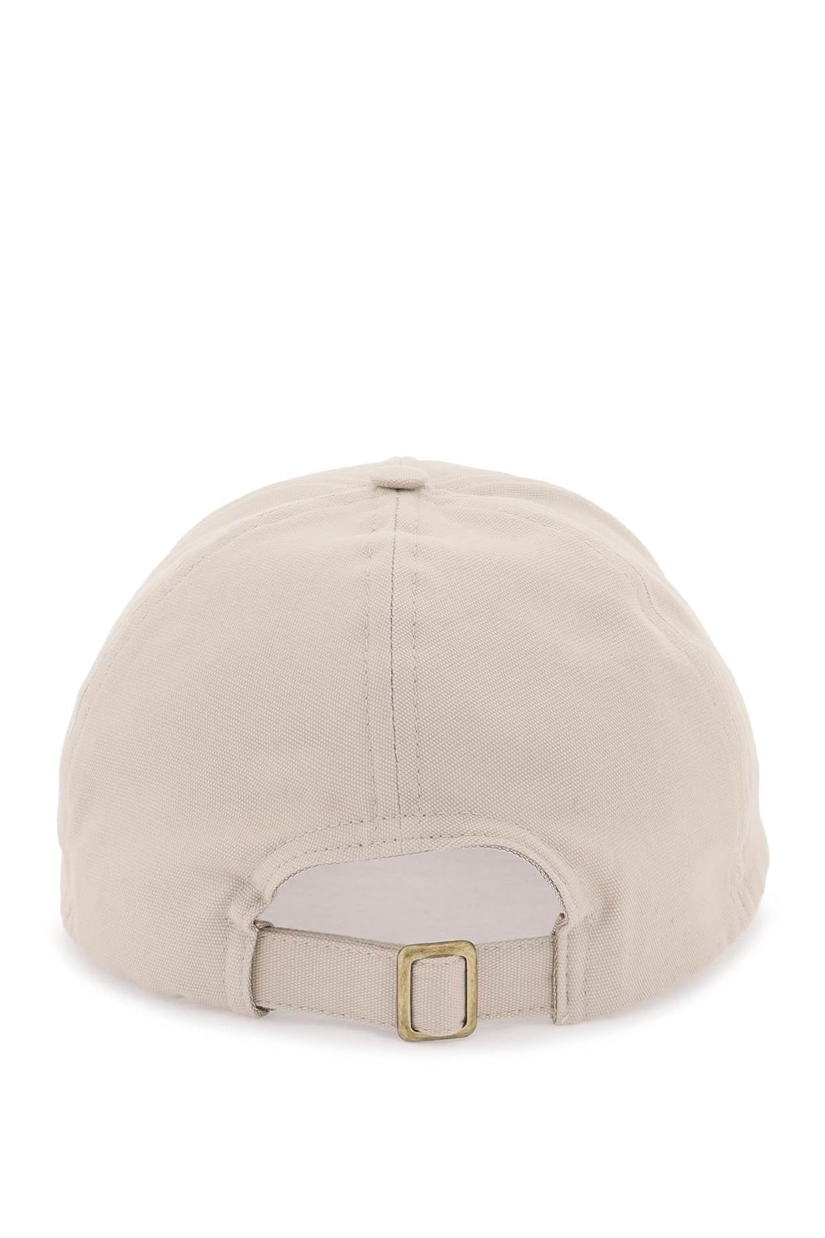 Shop Vivienne Westwood Uni Colour Baseball Cap With Orb Embroidery Women In Cream