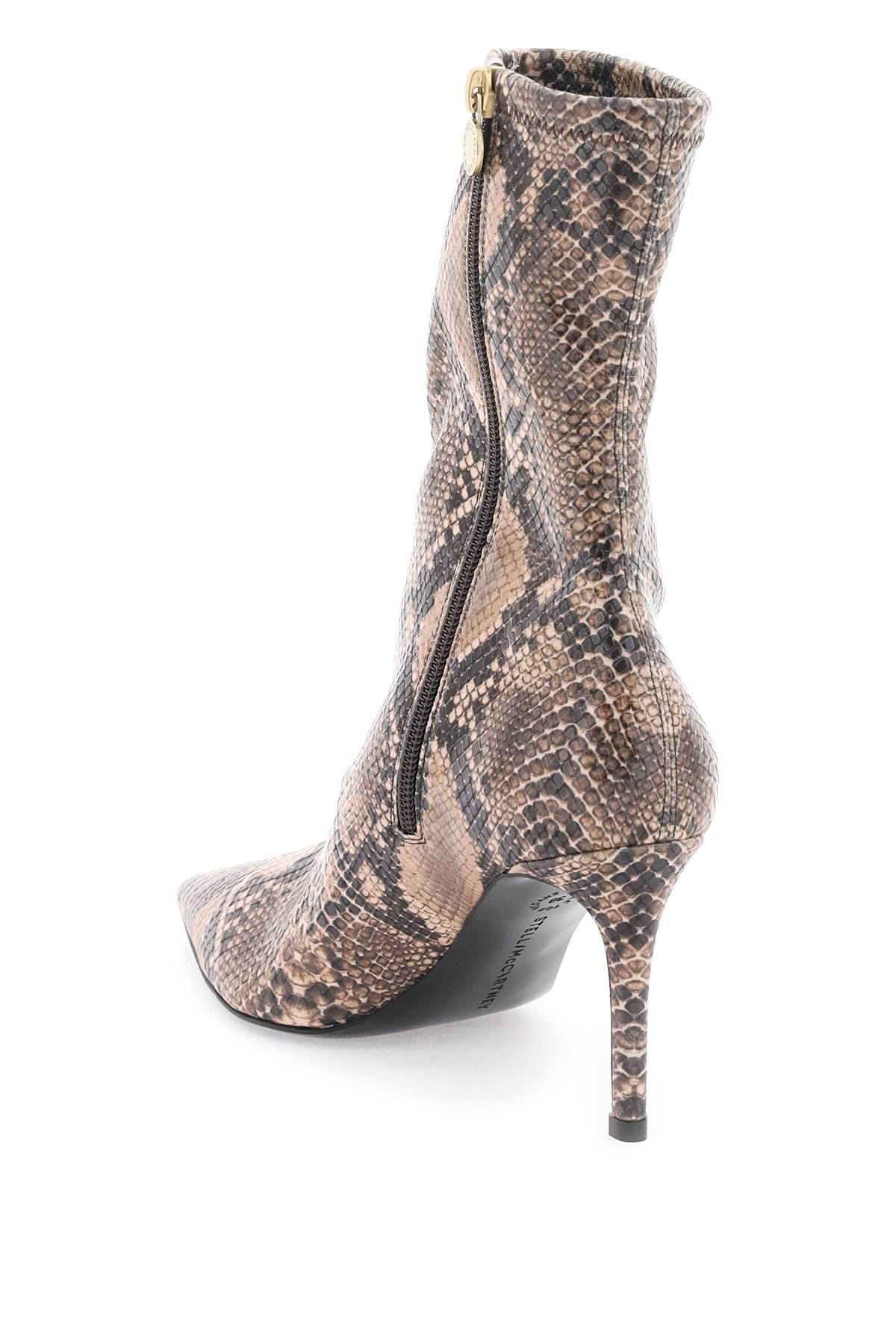 Shop Stella Mccartney Python Print Ankle Boots Women In Multicolor
