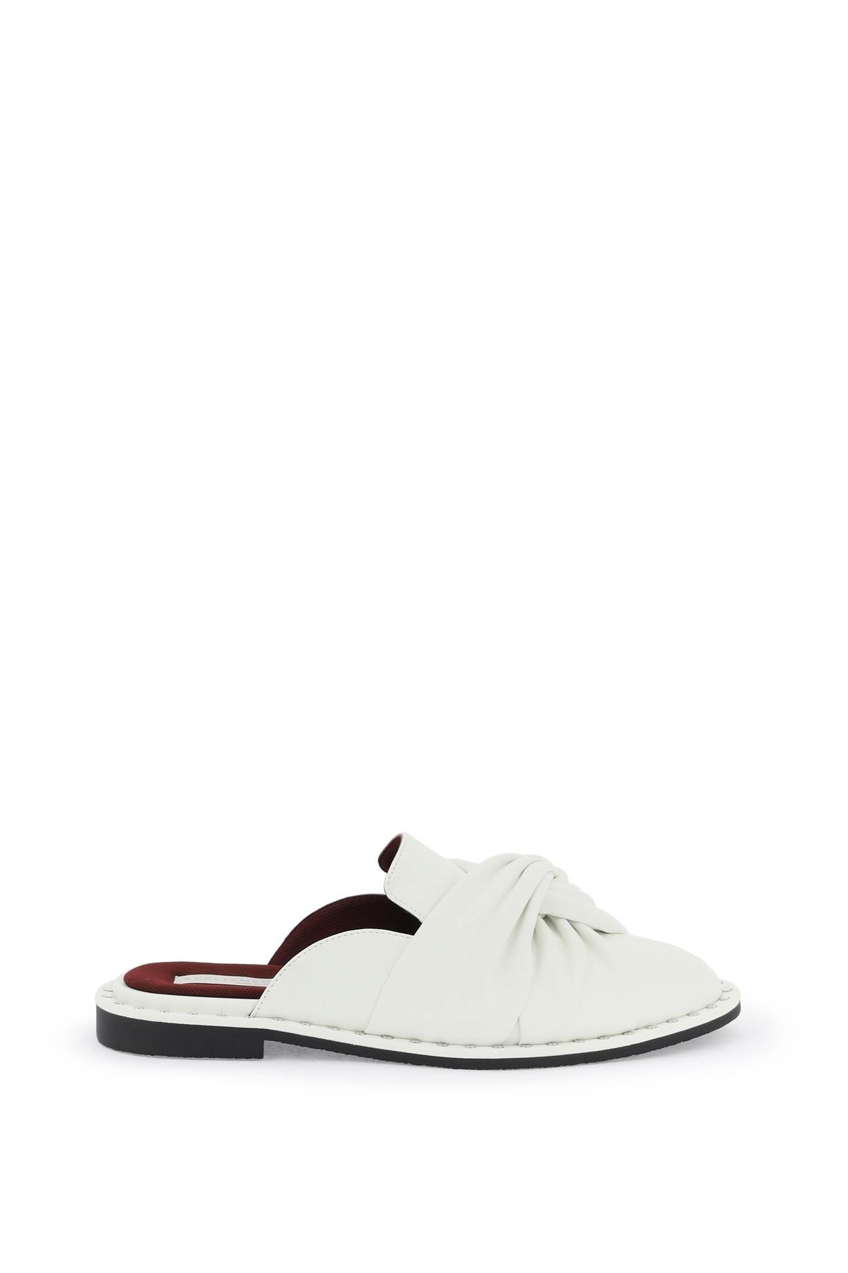 Shop Stella Mccartney Crossed-strap Mules Women In White