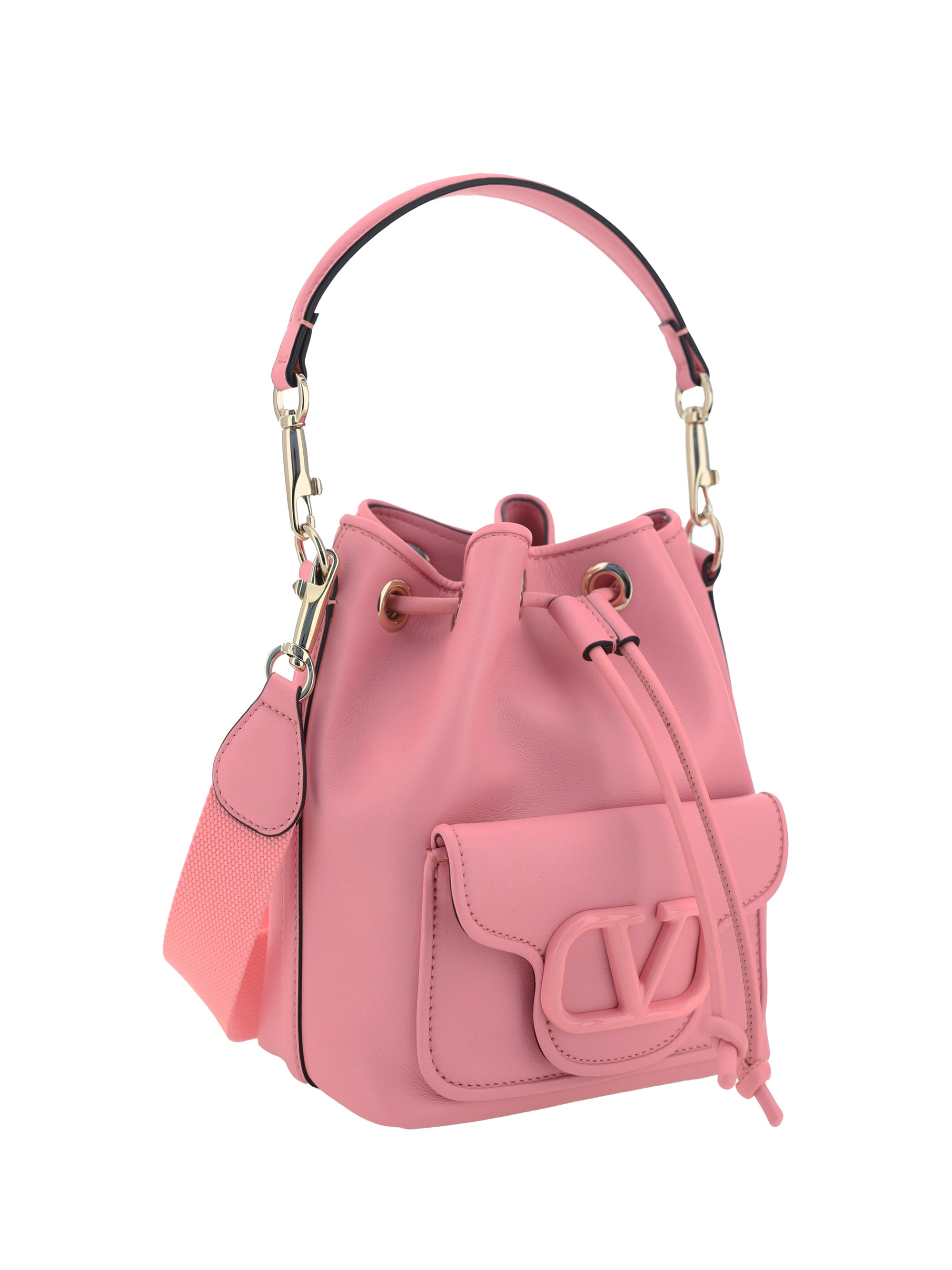 Shop Valentino Garavani Women  Garavani Vlogo Bucket Bag In Multicolor