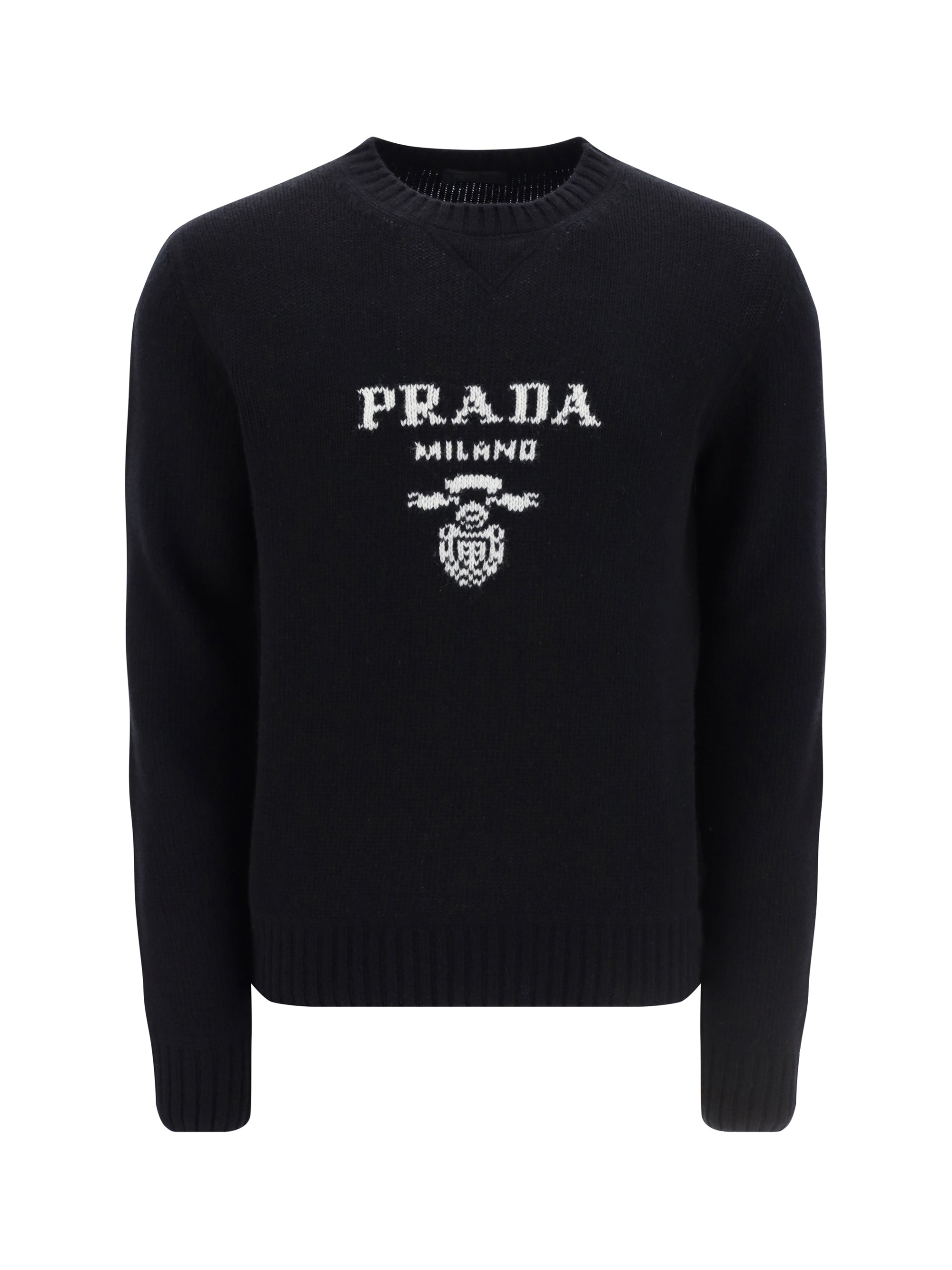 Shop Prada Men Sweater In Black