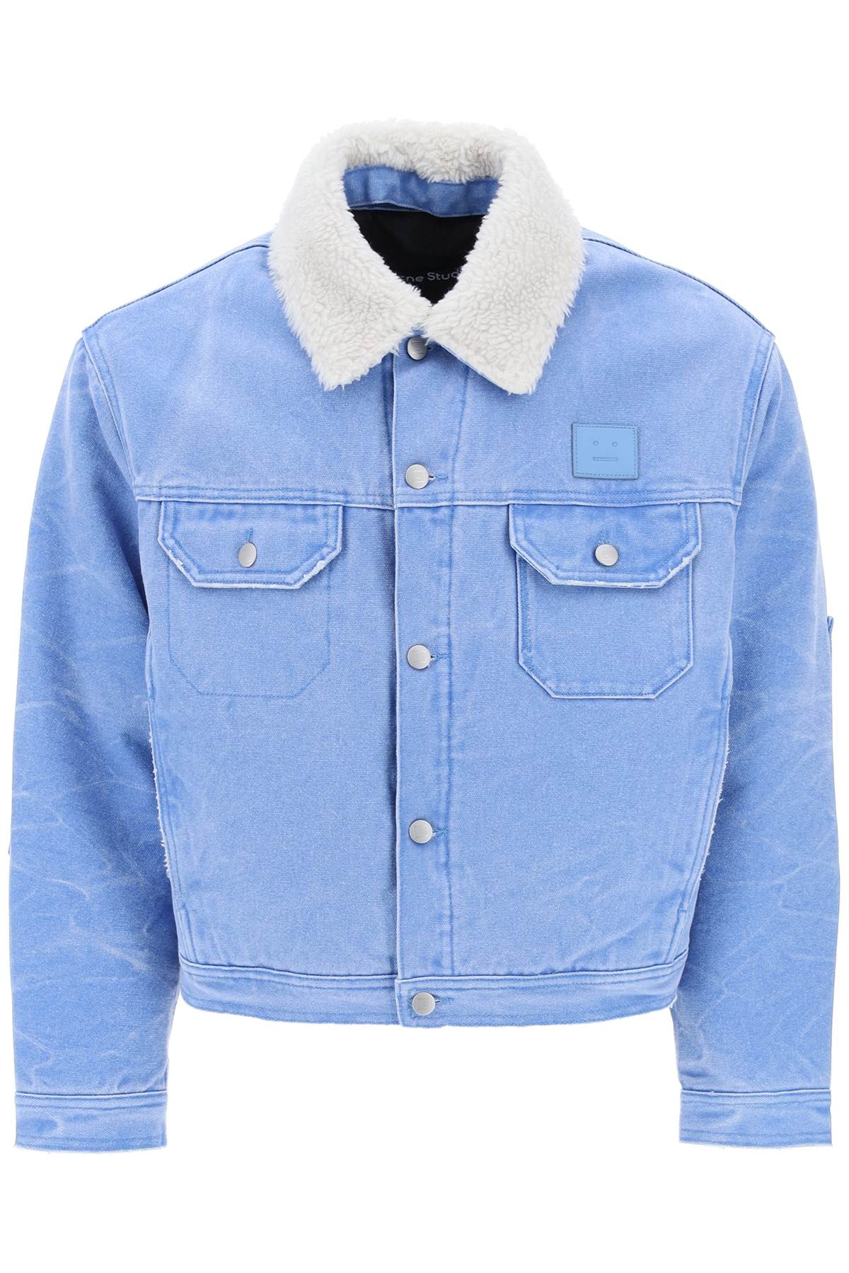 Shop Acne Studios Padded Canvas Jacket For Men Women In Multicolor