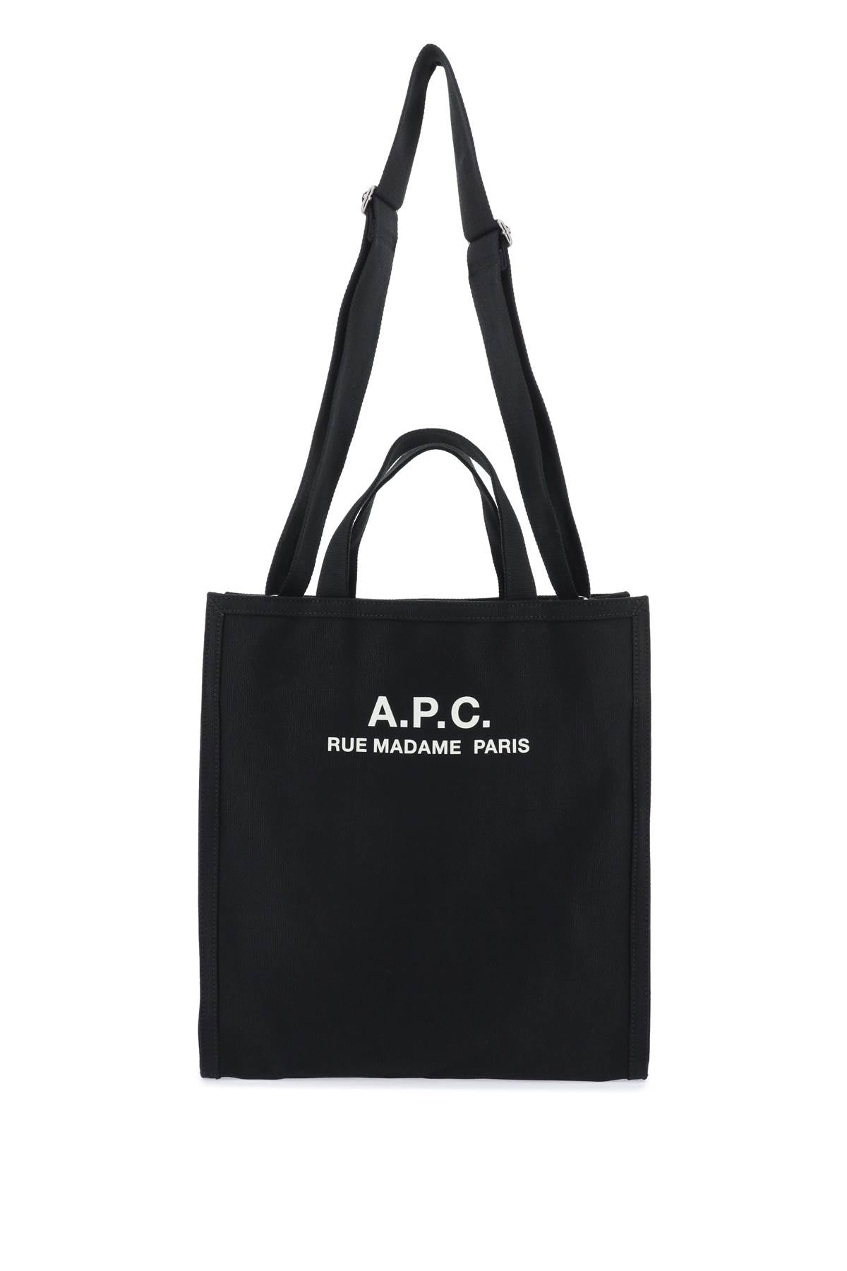 Shop Apc A.p.c. Récupération Canvas Shopping Bag Men In Multicolor