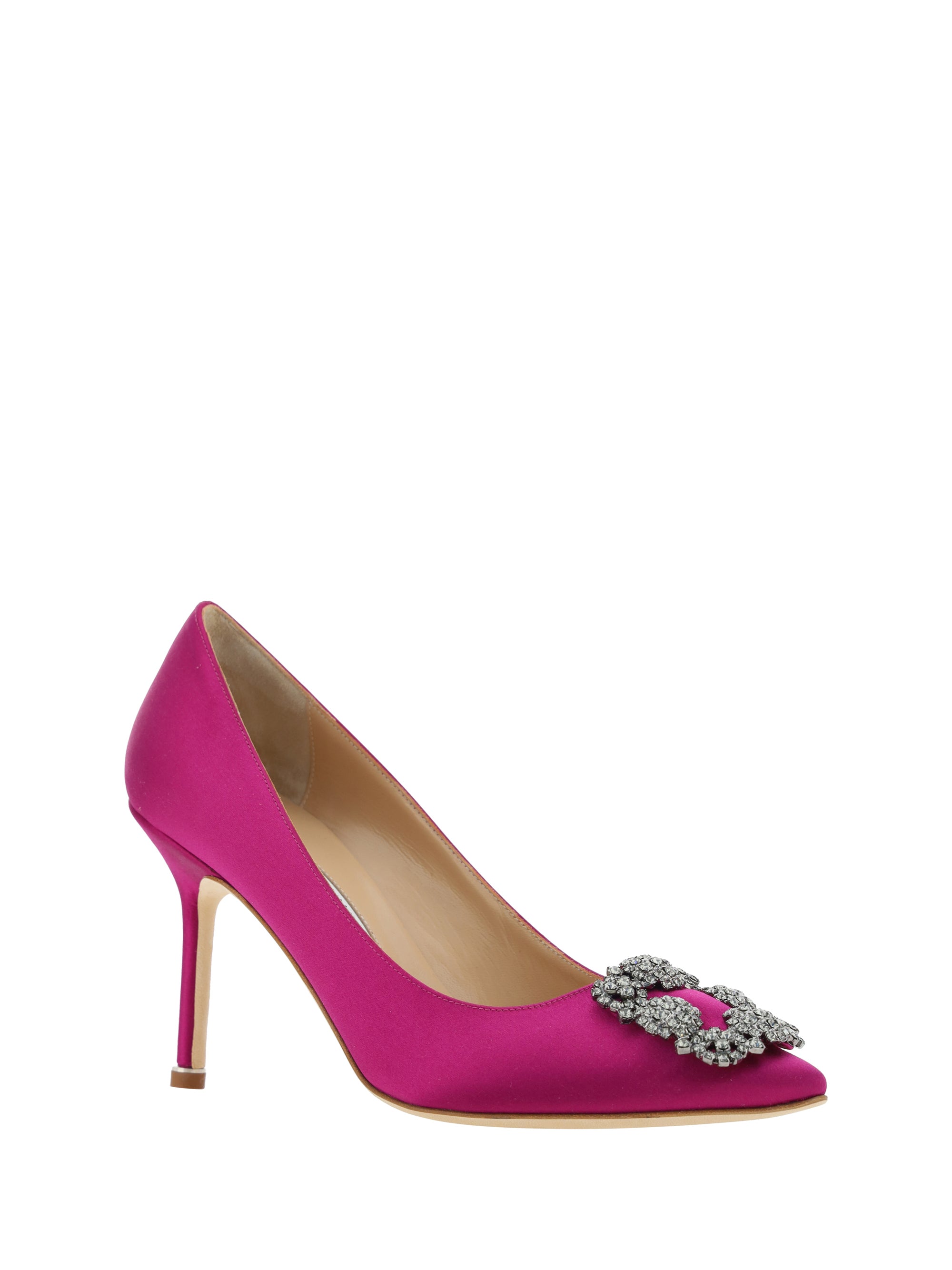 Shop Manolo Blahnik Women Hangisi Pumps In Multicolor