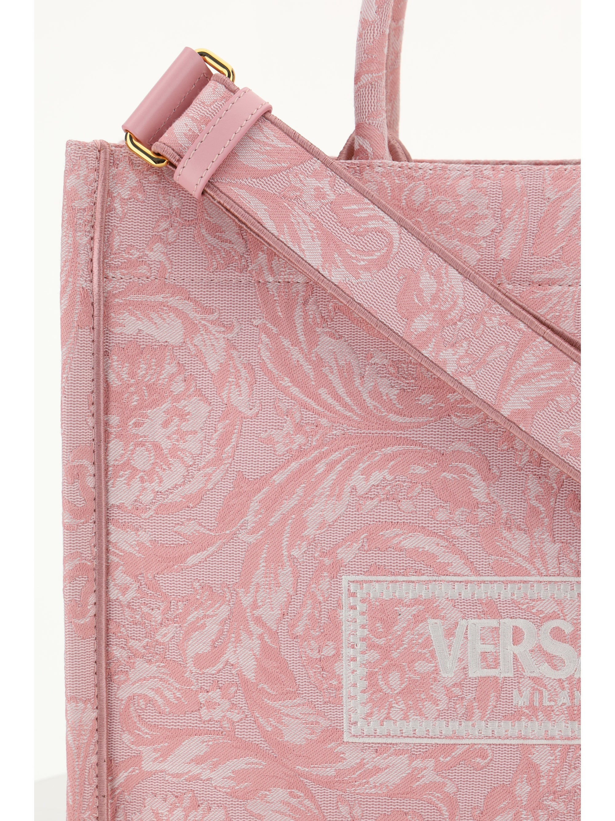 Shop Versace Women Athena Handbag In Multicolor