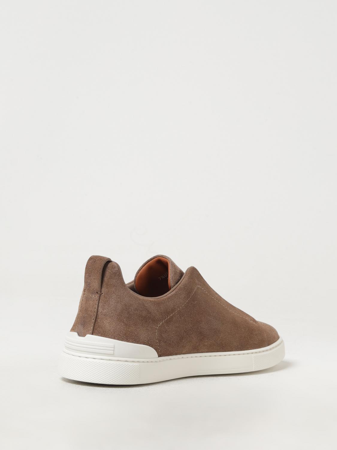 Shop Zegna Sneakers Men Camel Men In Brown