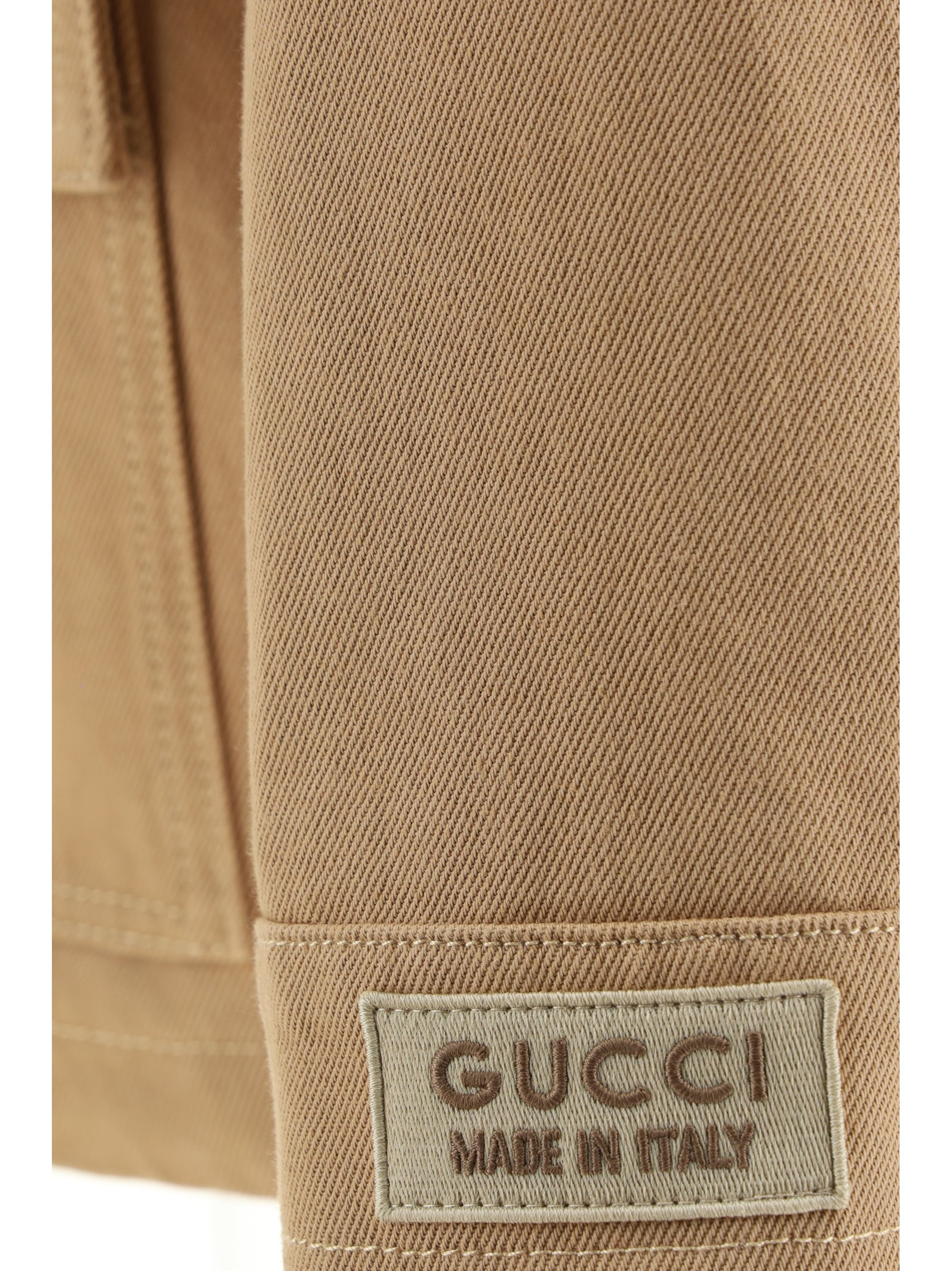 Shop Gucci Men Denim Jacket In Multicolor