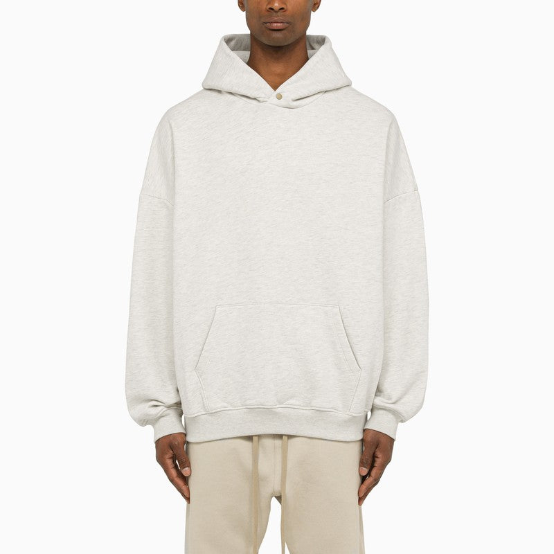 Fear Of God Eternal Grey Hoodie With Print Men In Gray