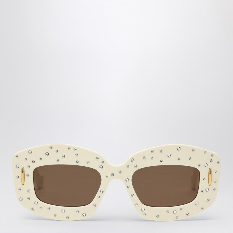 Loewe Arch Mask White Sunglasses In White