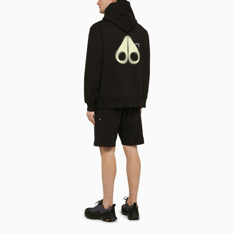 Shop Moose Knuckles Damien Hoodie Black Men