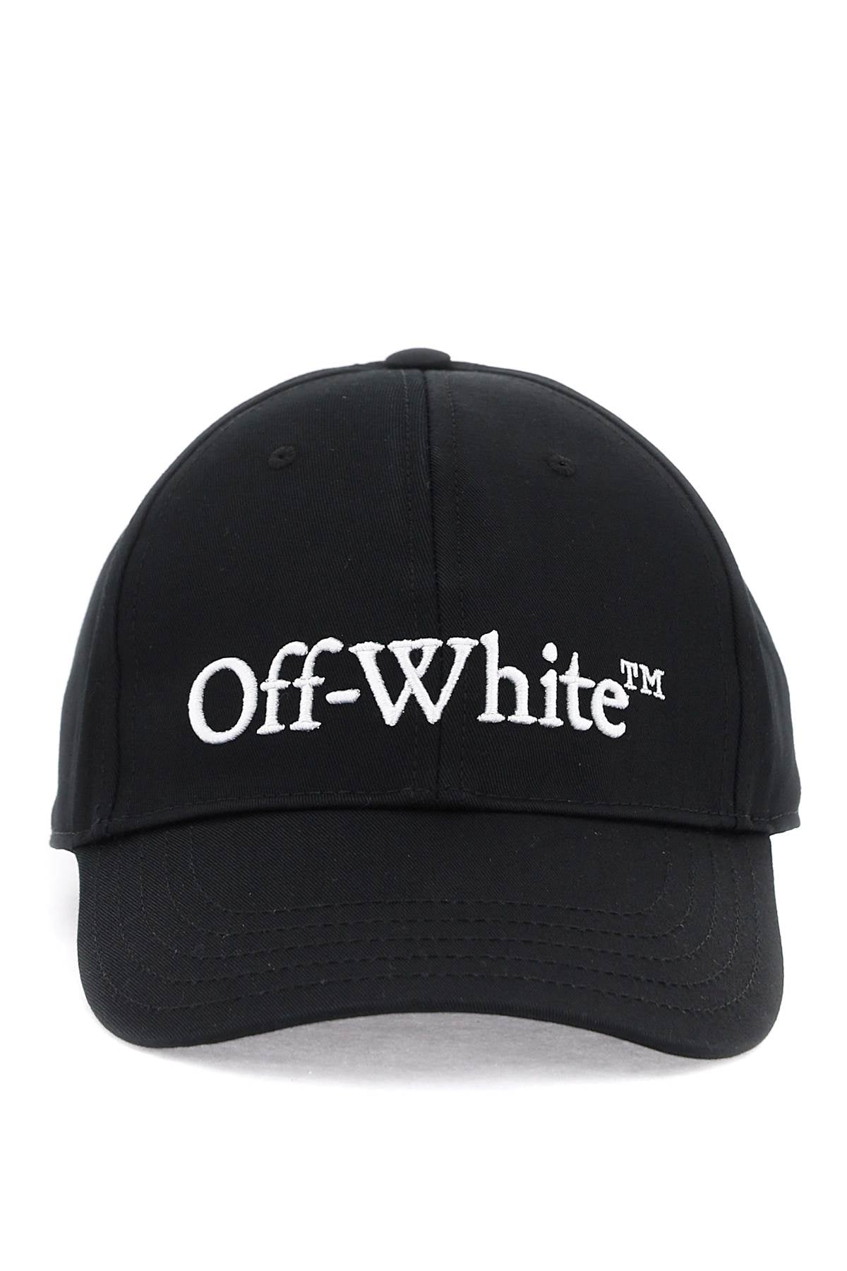 Shop Off-white Embroidered Logo Baseball Cap With Women In Multicolor