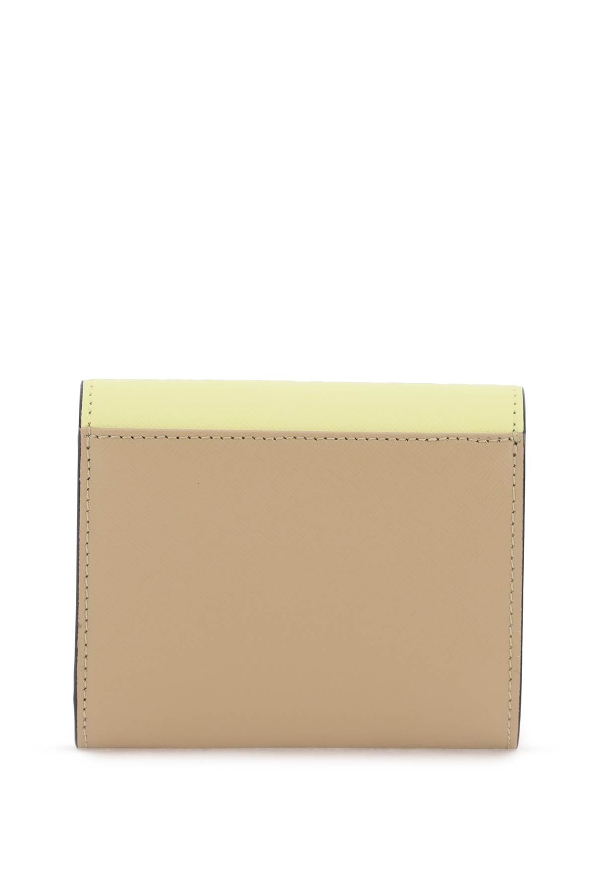 Shop Marni Bi-fold Wallet With Flap Women In Multicolor