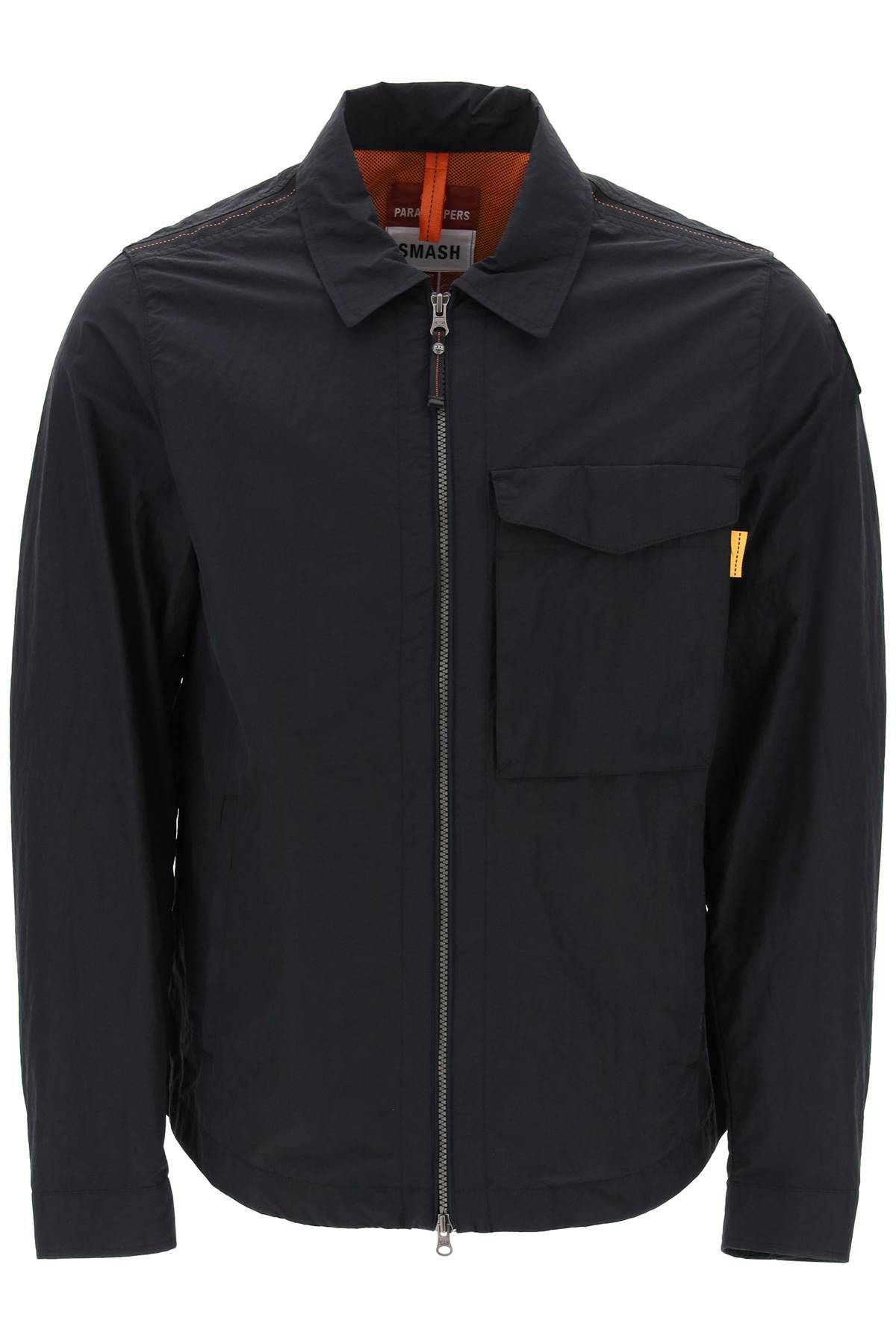 Shop Parajumpers "rayner Overshirt In Nylon Men In Black